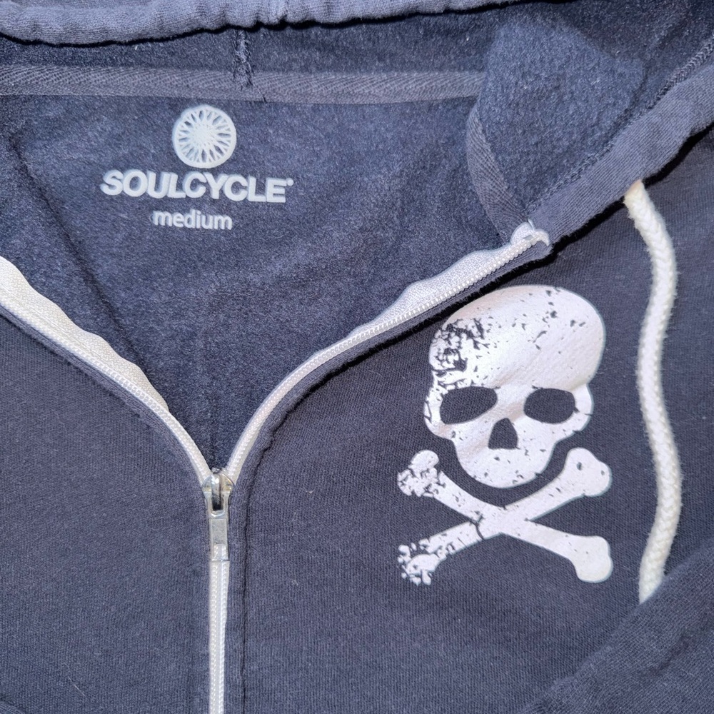SoulCycle Skull Hoodie in Navy